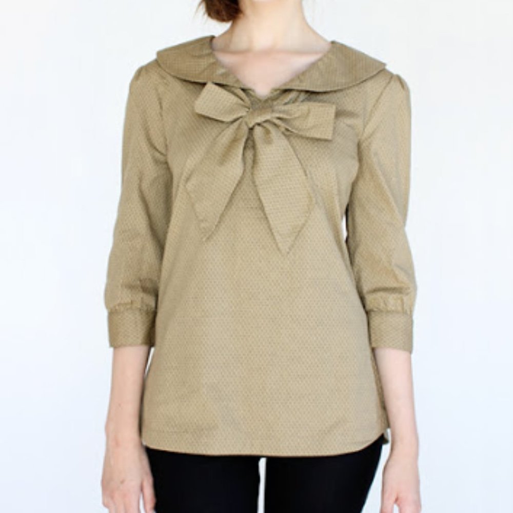 Dear Creatures Bow Blouse